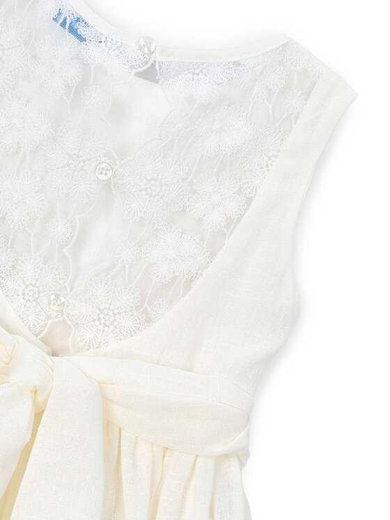 Mayoral Mayoral Vestito elegante 3914 Bianco Regular Fit