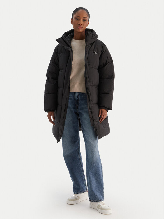 Calvin Klein Jeans Calvin Klein Jeans Kurtka zimowa LV047D508G Czarny Regular Fit
