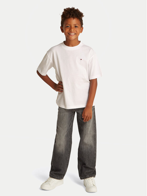 Tommy Hilfiger Tommy Hilfiger T-shirt Essential Archive KB0KB09646 D Bijela Regular Fit