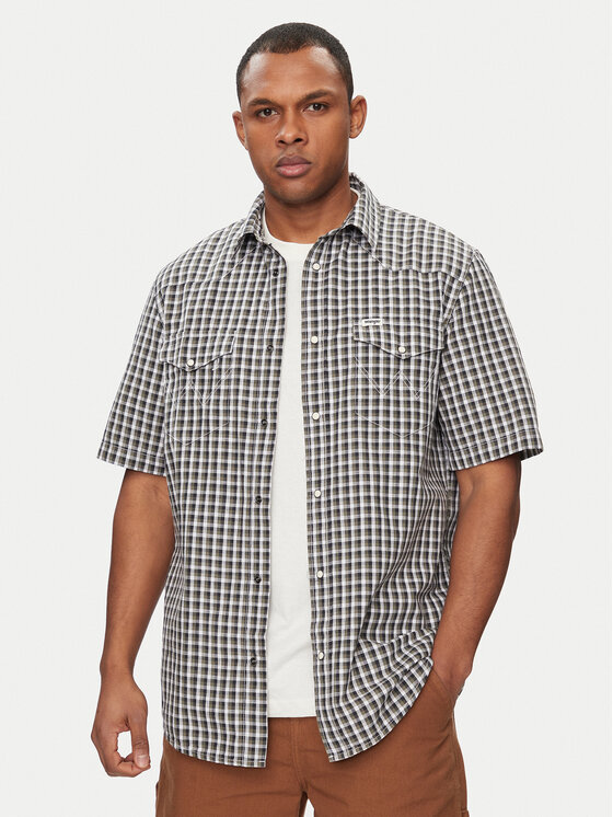Wrangler Wrangler Camicia Western 112350581 Verde Regular Fit