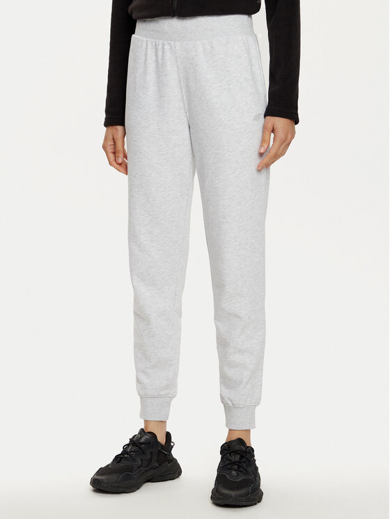 4F 4F Долнище анцуг 4FWMM00TTROF0945 Сив Regular Fit