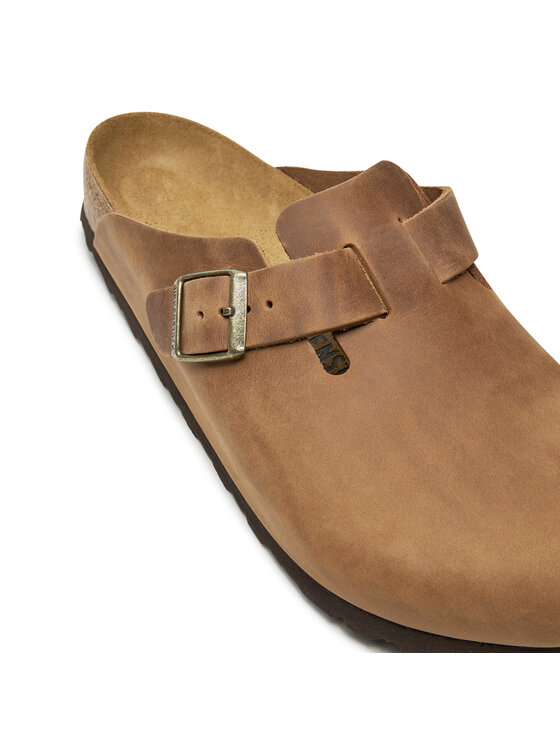 Birkenstock Birkenstock Natikači Boston Leoi 1028179 Rjava