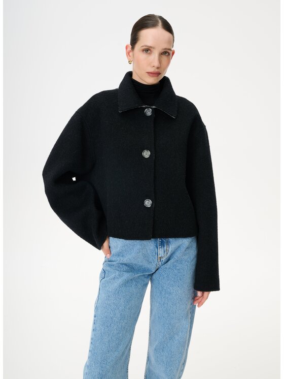 LEBRAND LEBRAND Kurtka zimowa Monie Szary Regular Fit