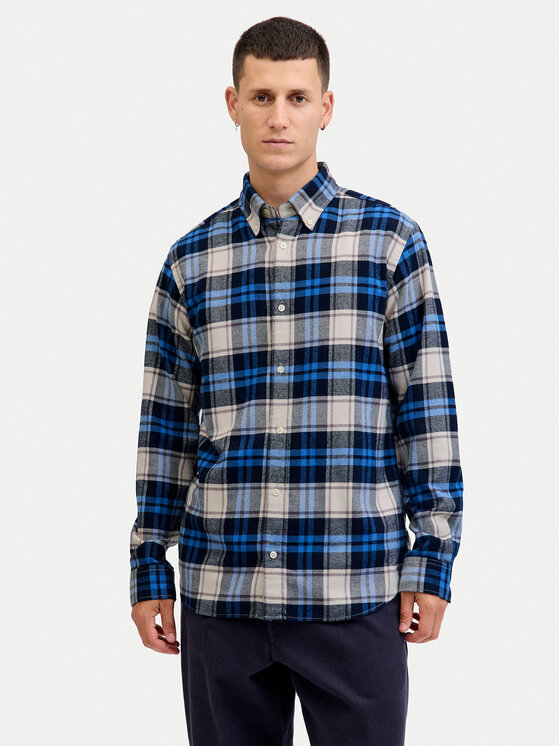 Jack & Jones Cămașă Blubarkley 12286224 Bleumarin Regular Fit