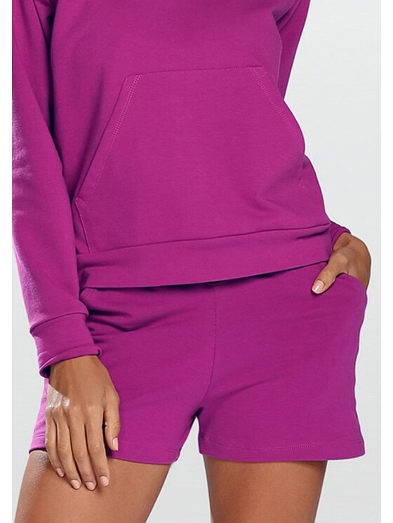Szorty materiałowe DKaren Lingerie, Rozmiar XS, Różowe, Koko