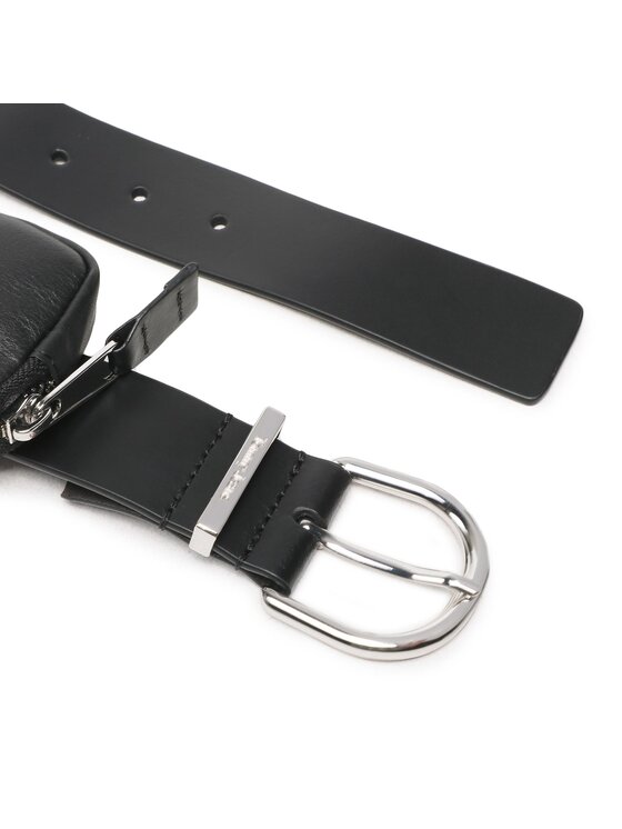 Tommy Jeans Tommy Jeans Damengürtel Tjw Elevated Fashion Leather 3.5 AW0AW14074 Schwarz