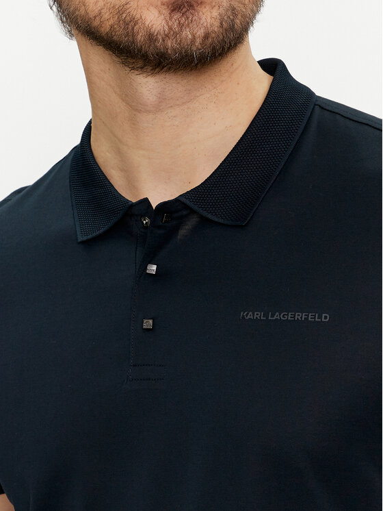 KARL LAGERFELD KARL LAGERFELD Polo marškinėliai 745000 542200 Tamsiai mėlyna Regular Fit