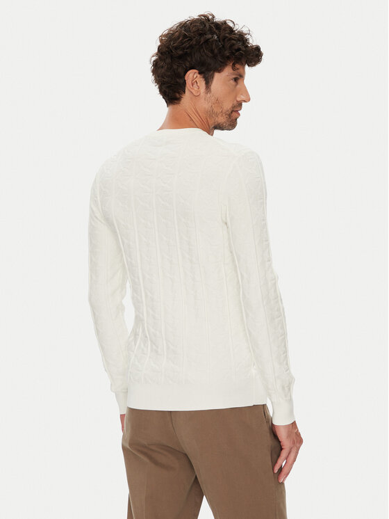Guess Guess Пуловер M5YR07 Z3FC2 Бял Regular Fit