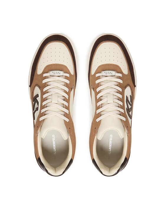 KARL LAGERFELD KARL LAGERFELD Sneakersy Kourtney KL53026 Hnědá