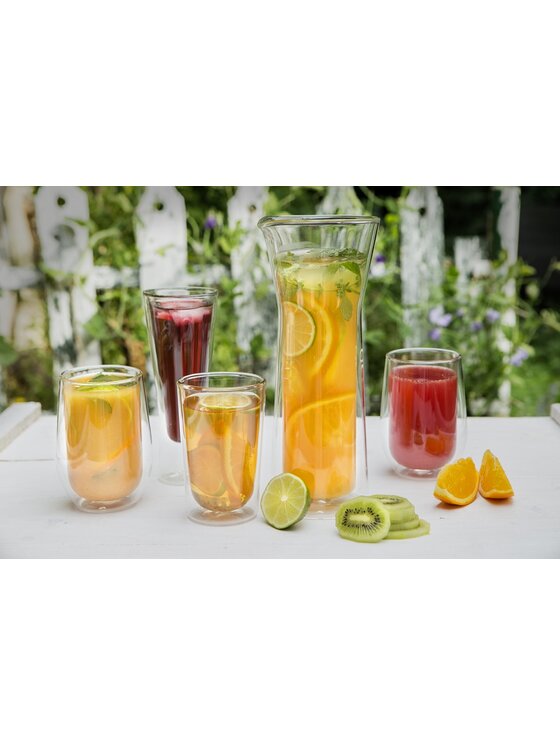 Vialli Design Vialli Design Karafka KARAFKA Z PODWÓJNĄ ŚCIANKĄ 800ML AMO 3031 Przezroczysty
