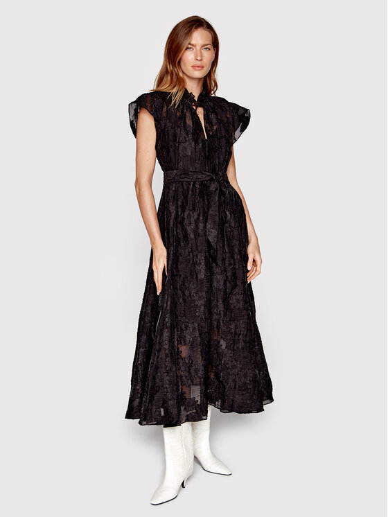 Samsøe Samsøe Rochie de vară Karookh F22200189 Negru Regular Fit F22200189 imagine noua