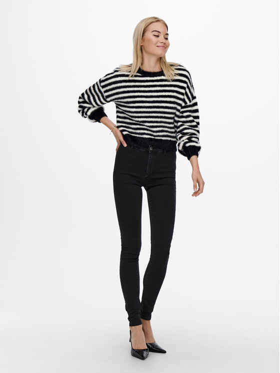 ONLY ONLY Пуловер 15235973 Екрю Regular Fit