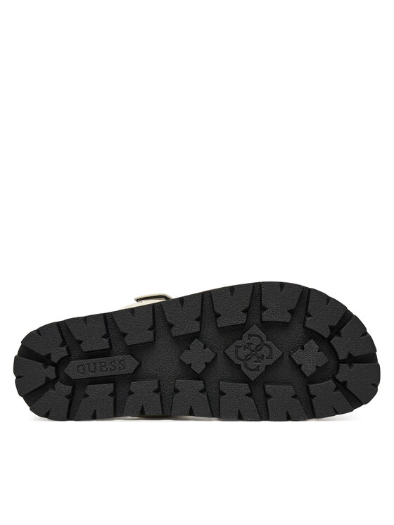 Guess Guess Şlapi FLPFAS ELE03 Écru