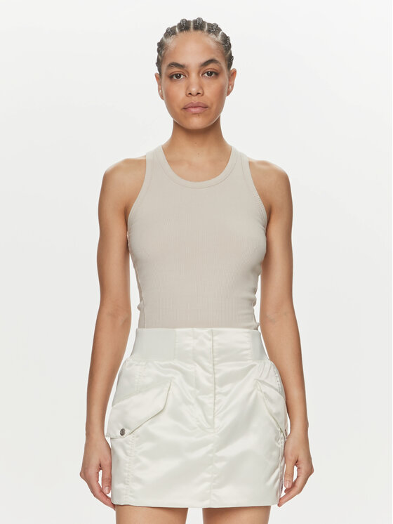 Calvin Klein Top K20K206554 Bež Slim Fit