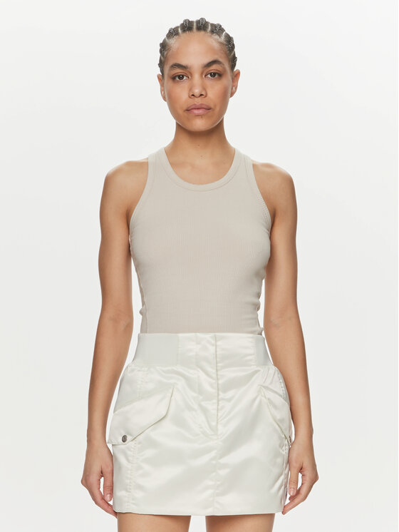 Calvin Klein Calvin Klein Top K20K206554 Béžová Slim Fit