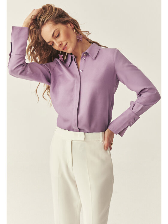 TATUUM Tatuum Košeľa MARINETT Fialová Classic Fit