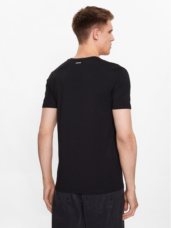 HUGO Hugo Set 2 majice 50325417 Crna Slim Fit