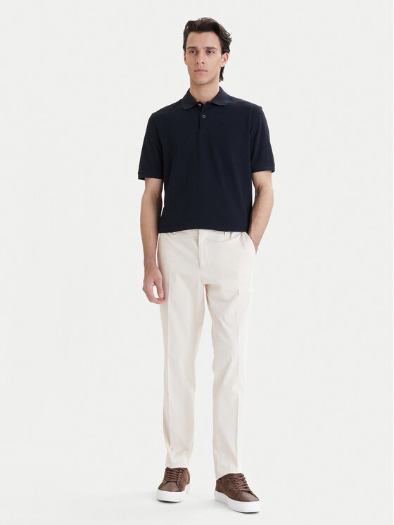 Bugatti Bugatti Polo 8150-75002C Granatowy Regular Fit