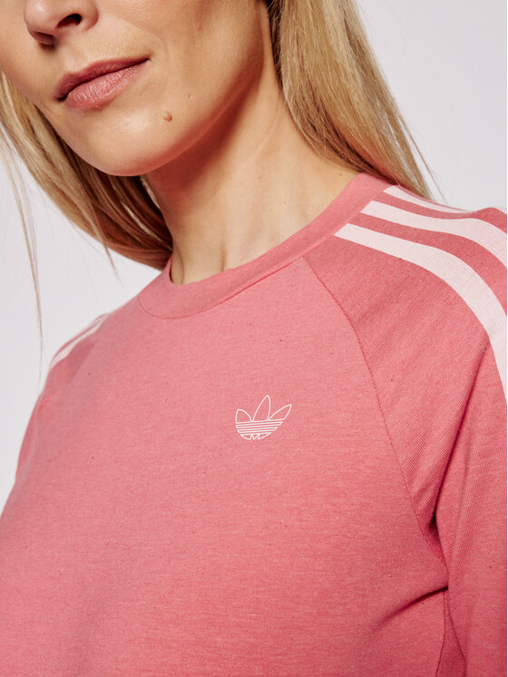 adidas adidas Bluză Fakten GN4380 Roz Slim Fit