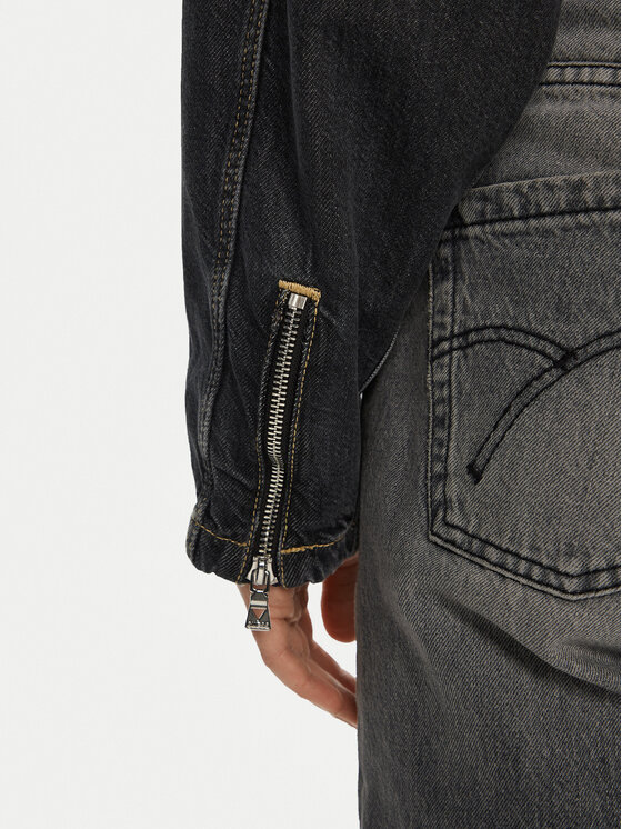 Guess Guess Kurtka jeansowa W5RN58 D5LF1 Granatowy Regular Fit