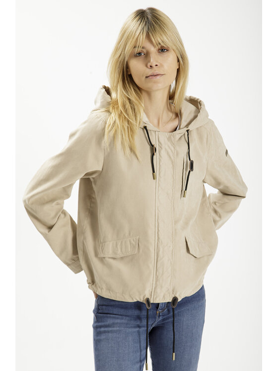 Cross Jeans Cross Jeans Kurtka przejściowa 81251-009 Beżowy Regular Fit