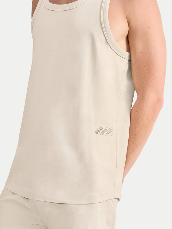 Sloggi Sloggi Podkoszulek 10222292 Beżowy Regular Fit