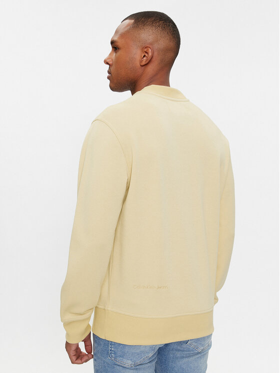 Calvin Klein Jeans Calvin Klein Jeans Μπλούζα Monologo J30J325028 Μπεζ Regular Fit