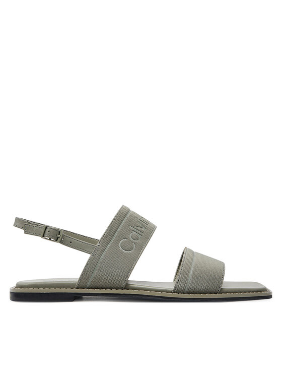 Calvin Klein Calvin Klein Sandale Flat Sandal He HW0HW01990 Siva