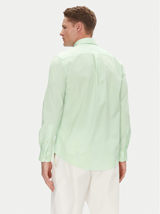 Tommy Hilfiger Tommy Hilfiger Camicia MW0MW37550 Verde Regular Fit