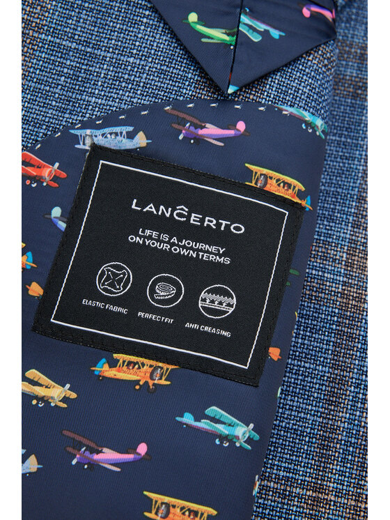 Lancerto Lancerto Marynarka Easley MA131124000019 Niebieski Slim Fit