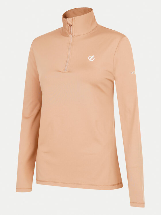 Dare2B Dare2B Tehnička majica dugih rukava Lowline II DWL452 Bež Slim Fit