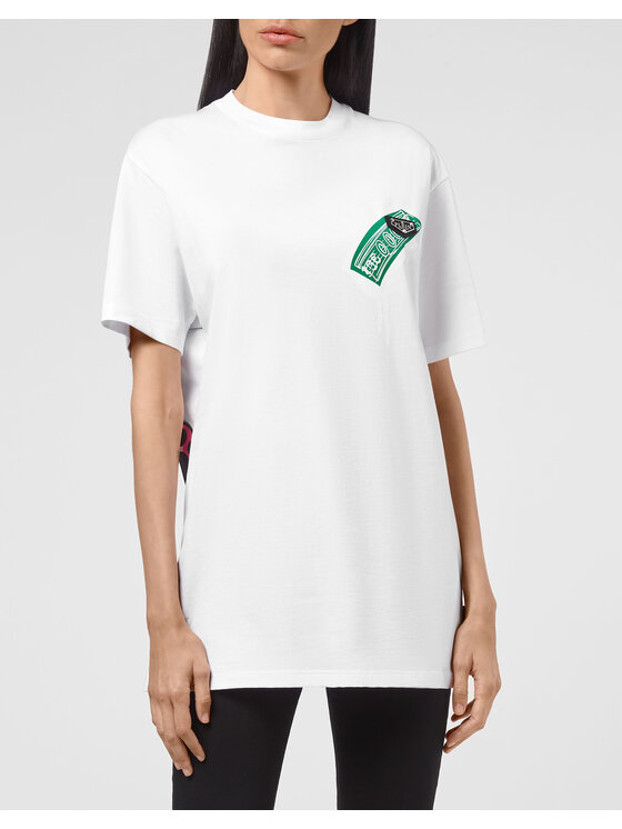 PHILIPP PLEIN PHILIPP PLEIN T-Shirt 30423 Biały Regular Fit