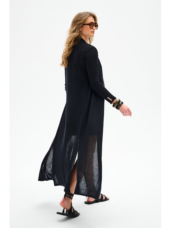 blue shadow blue shadow Kardigan Durki Czarny Regular Fit