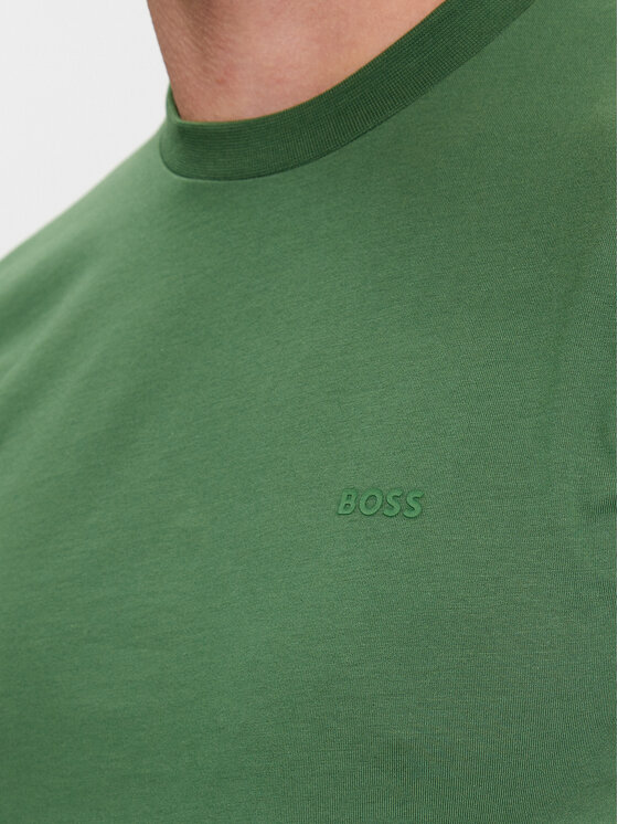 BOSS Boss T-Shirt Thompson 01 50468347 Zielony Regular Fit