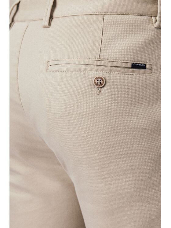 Lancerto Lancerto Chinosy Maroko SP082124000014 Beżowy Regular Fit