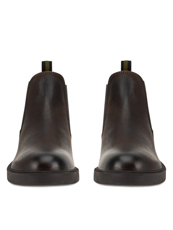 MEXX MEXX Kotníková obuv s elastickým prvkem BOSS-01 MI08 Hnědá