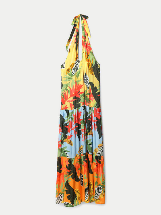 Desigual Desigual Sukienka letnia Tropi 24SWMW08 Kolorowy Loose Fit