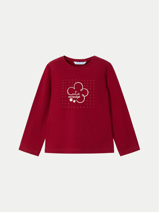 Mayoral Mayoral Bluza 178 Rdeča Regular Fit