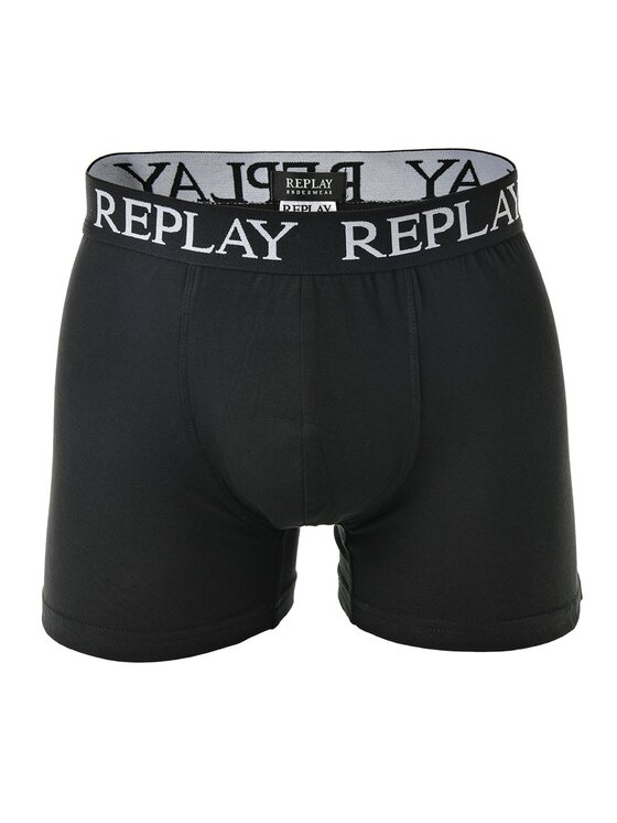 REPLAY REPLAY Bokserki 27402 Niebieski