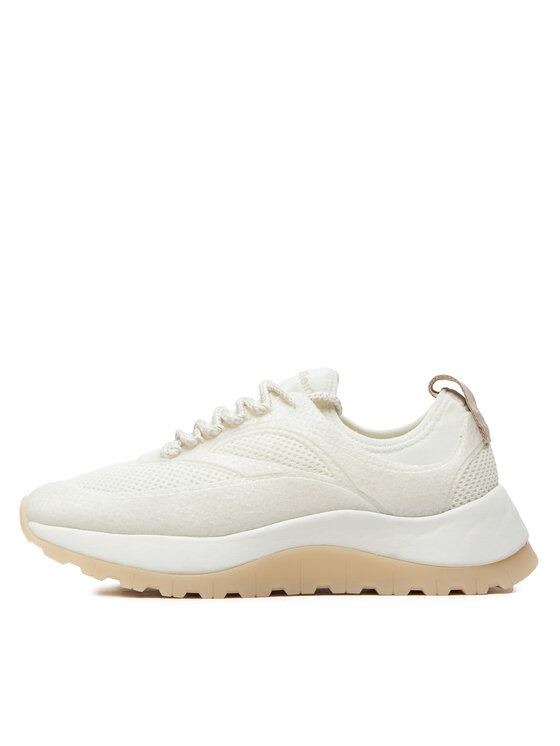 Calvin Klein Calvin Klein Sneakersy Runner Lace Up Pearl Mix M HW0HW02079 Bílá