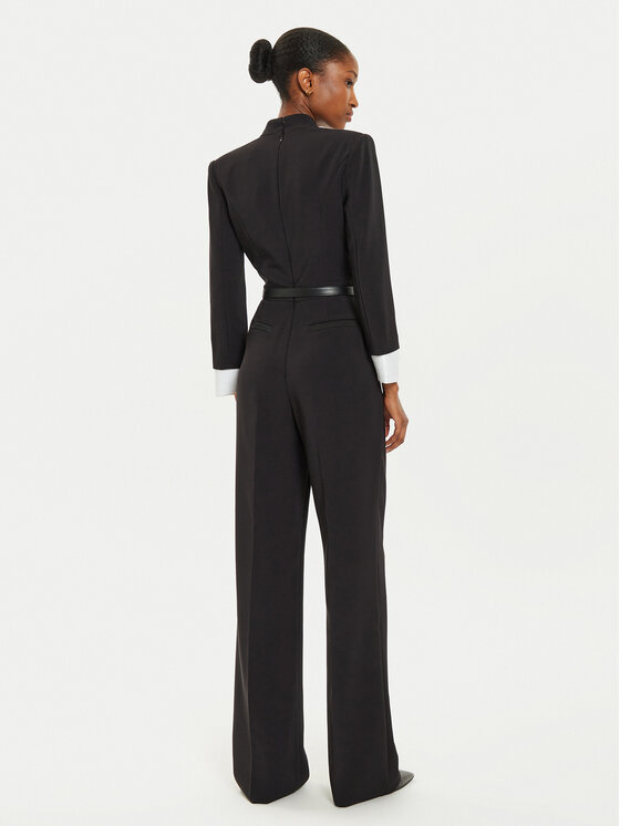 Elisabetta Franchi Elisabetta Franchi Overal TU-029-47E2 Černá Regular Fit