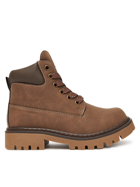 Tommy Hilfiger Tommy Hilfiger Turistická obuv T3X5-34125-1269509 S Hnědá