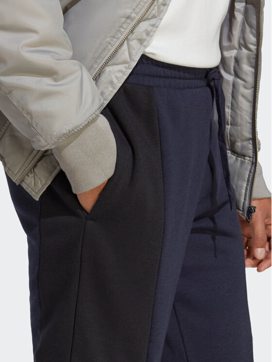 Pantaloni da tuta Essentials Colorblock HY8684 Blu...
