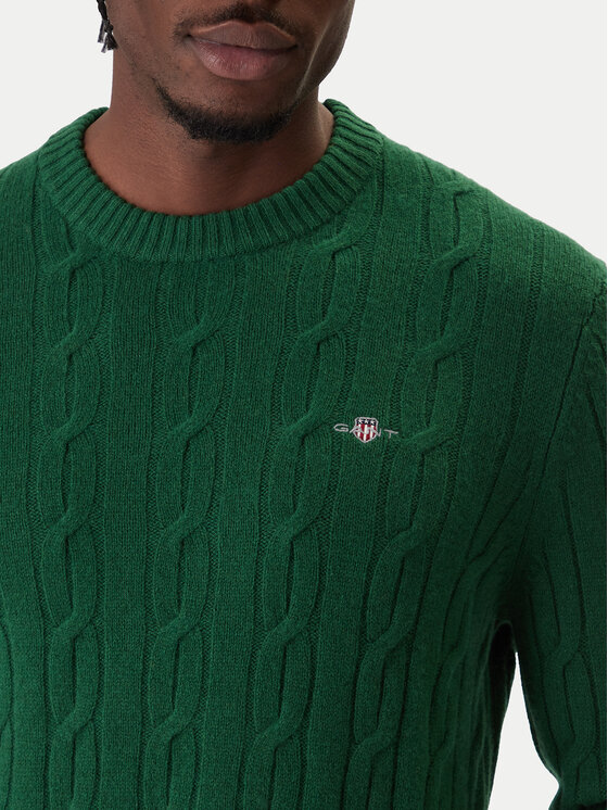 Gant Gant Svetr 8050213 Zelená Regular Fit