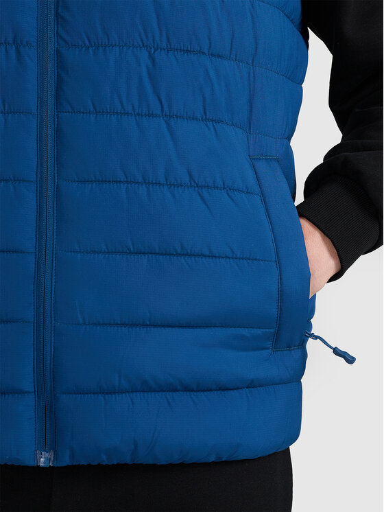 4F 4F Kamizelka MIDSHOP TEXTILE Granatowy Regular Fit
