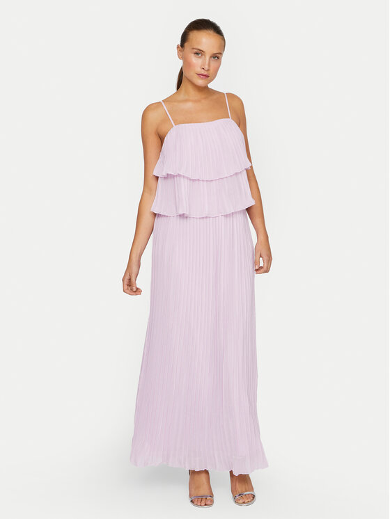 Vila Vila Rochie cocktail Chiffan 14104100 Violet Regular Fit