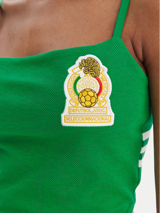 adidas adidas Топ Mexico Reconstructed Bringback KE2300 Зелений Slim Fit