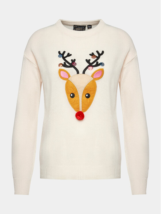 Brave Soul Brave Soul Светр LKX-230ANTLE Écru Regular Fit