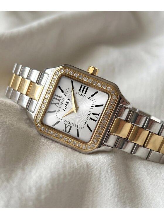 Timex Timex Zegarek TW2Y90400 Złoty