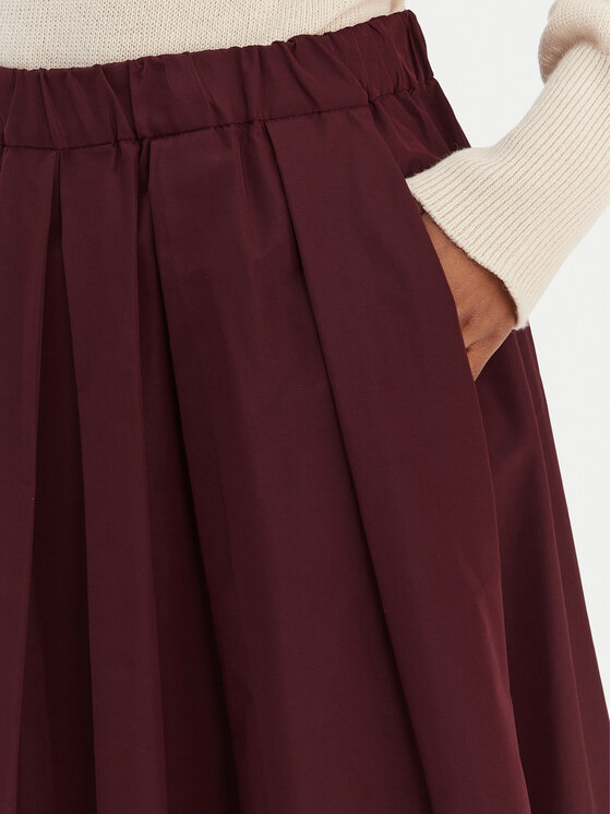 Weekend Max Mara Weekend Max Mara Trapecijos formos sijonas Curvato 2615101051 Vyšninė Regular Fit